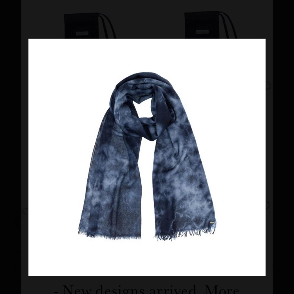 Ocean tie dye scarf
